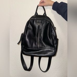 Black Mini Backpack / Purse